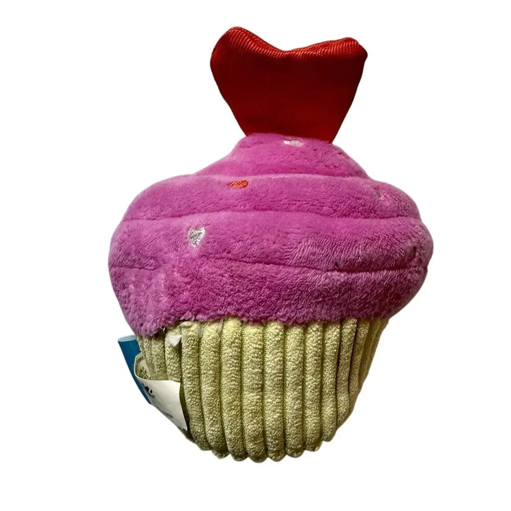 BARK BarkBox Puppy Love Plush Dog Toy Set Pink Coquette Dog Toys